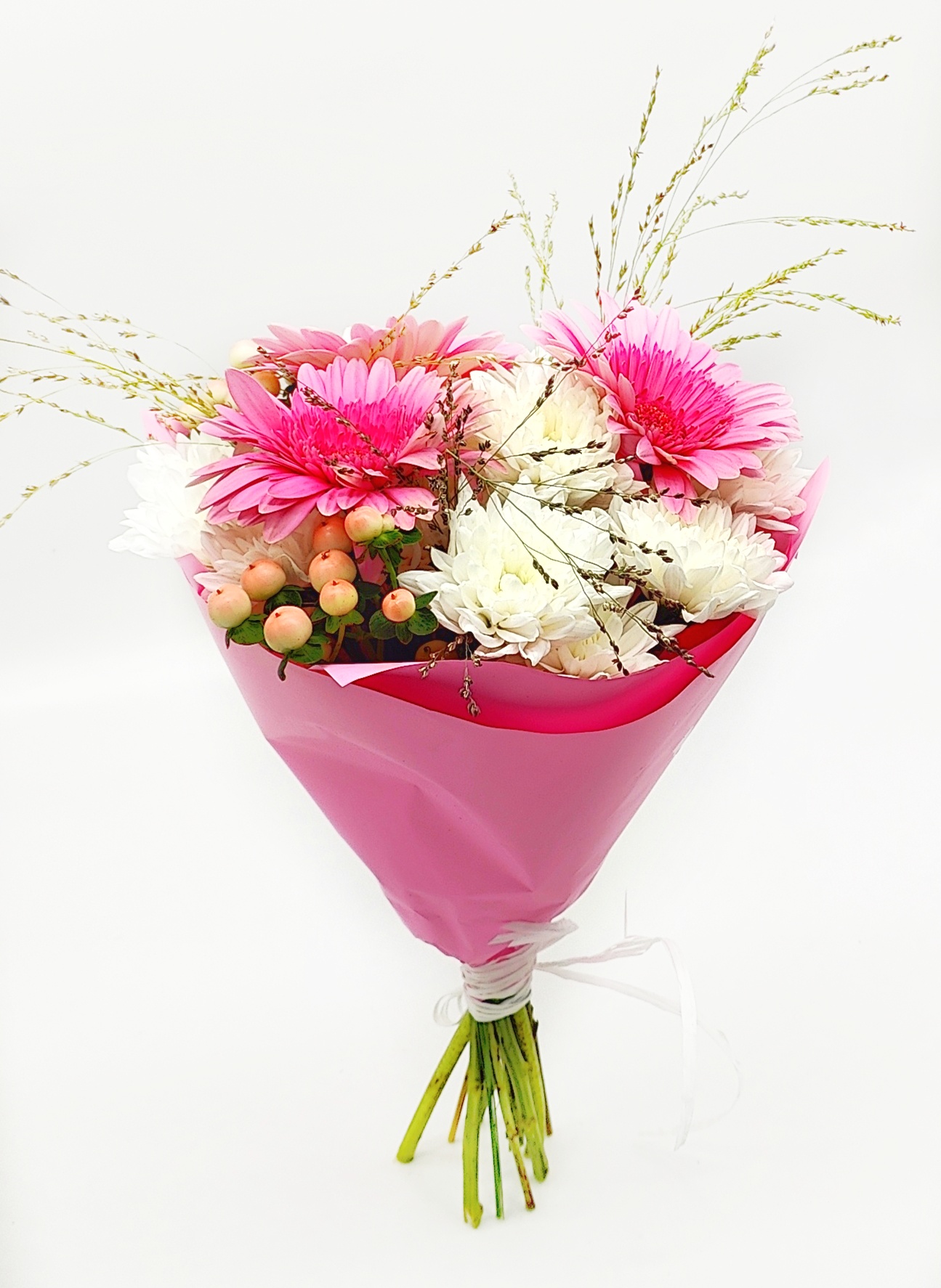 gerberad krüsanteemidega 1